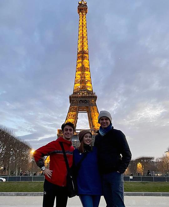Jingo - Visiting the Eiffel Tower in Paris.